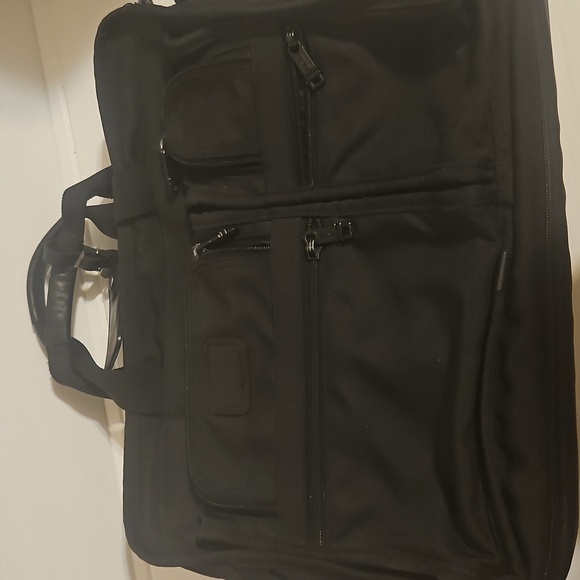 TUMI Alpha Expandable Ballistic Nylon Briefcase Messenger Laptop Bag 26214D3 7th - Picture 3 of 12